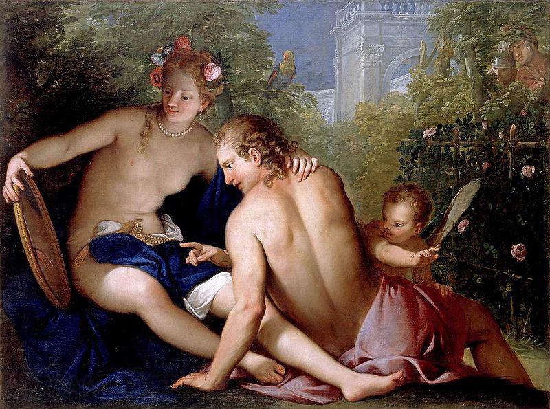 Antonio Bellucci Rinaldo and Armida France oil painting art